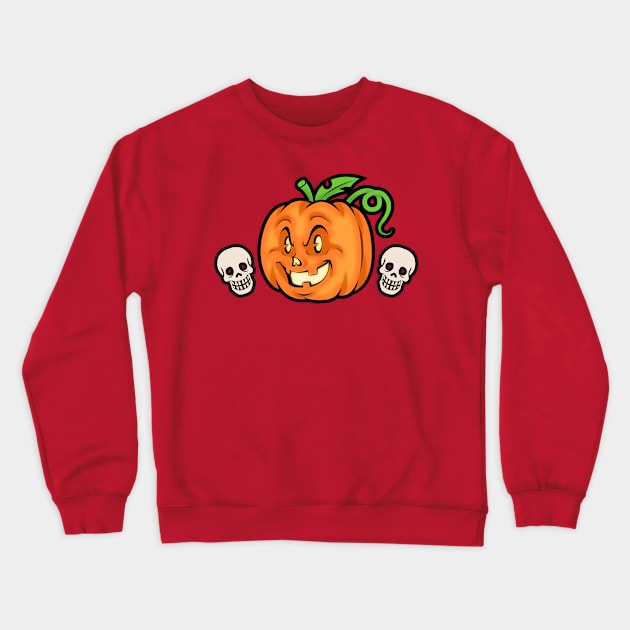 Jack o Lantern Crewneck Sweatshirt by Rubtox